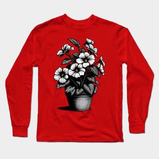 Flower Pot Long Sleeve T-Shirt